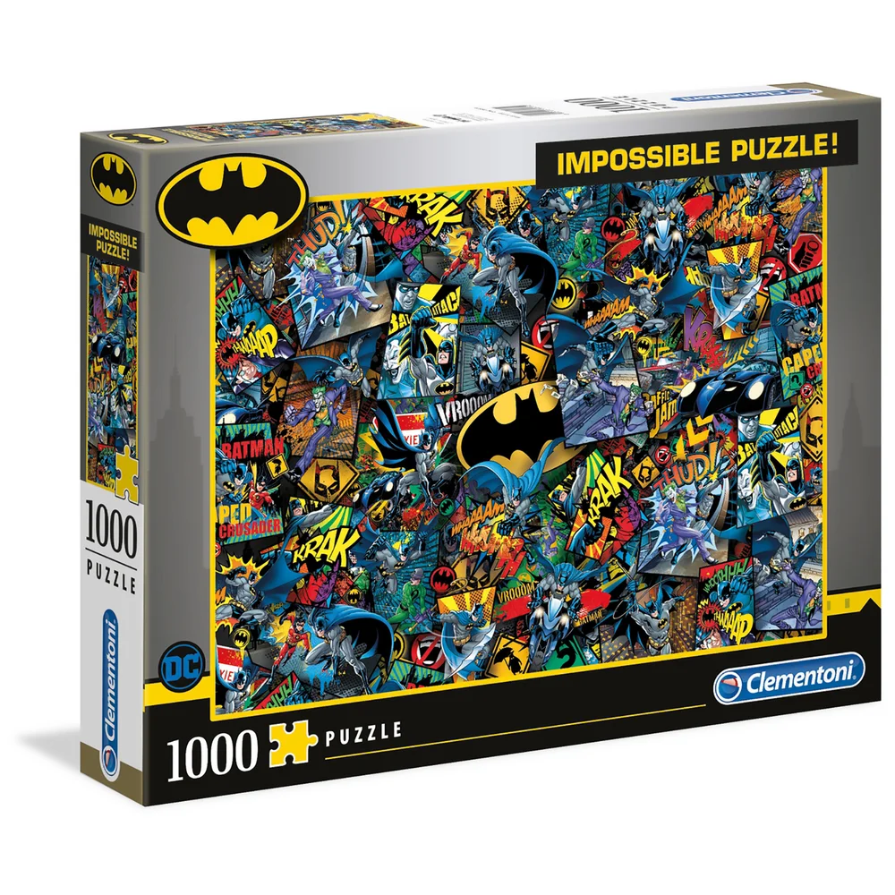 Clementoni 1000pcs Impossibe Jigsaw Puzzle - Batman Image 1