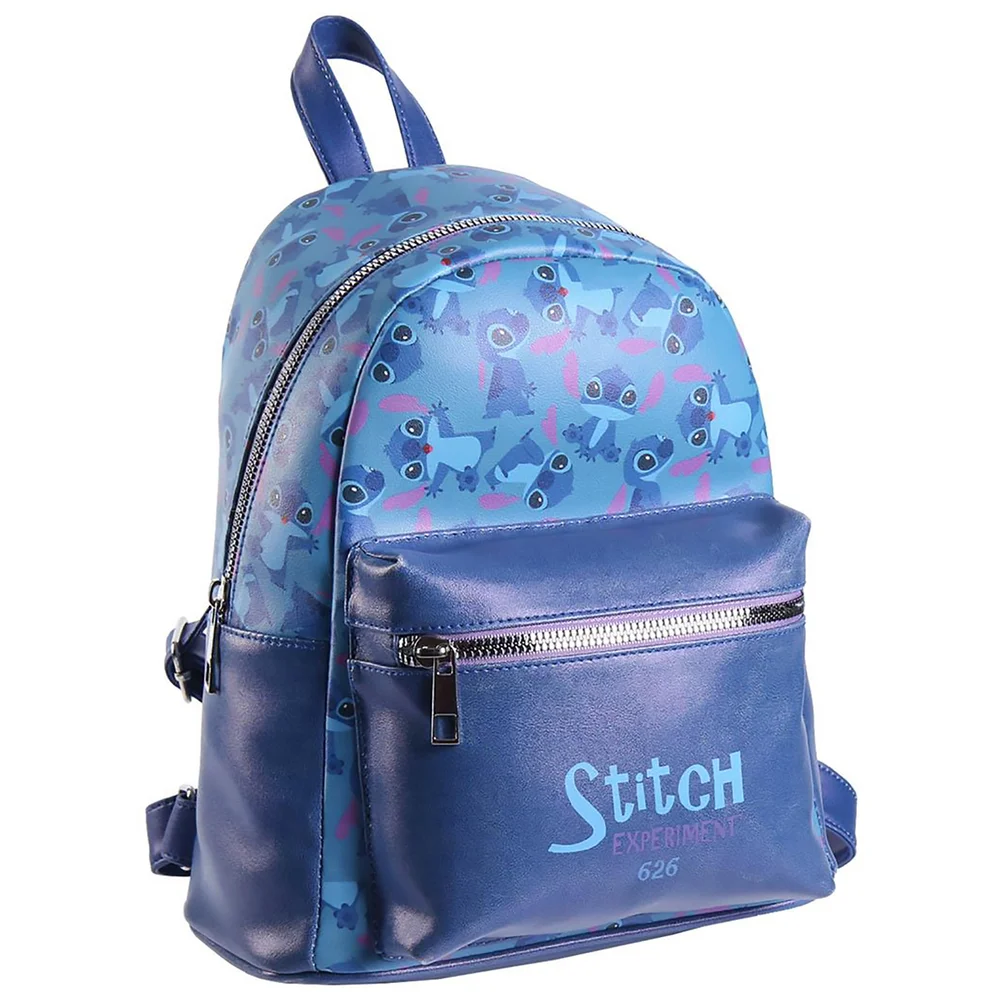 Disney Stitch Experiment 626 Faux-Leather Backpack Image 1
