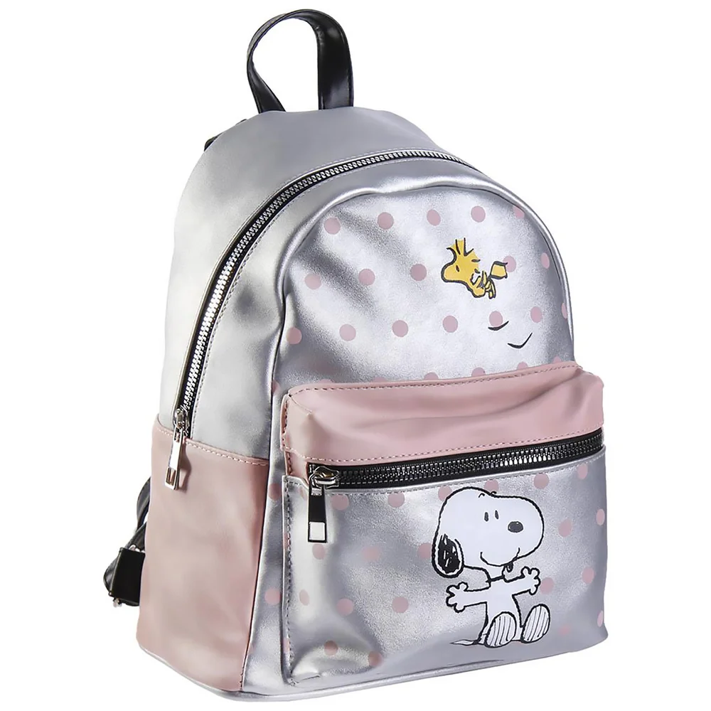Snoopy and Woodstock Faux-Leather Backpack Image 1