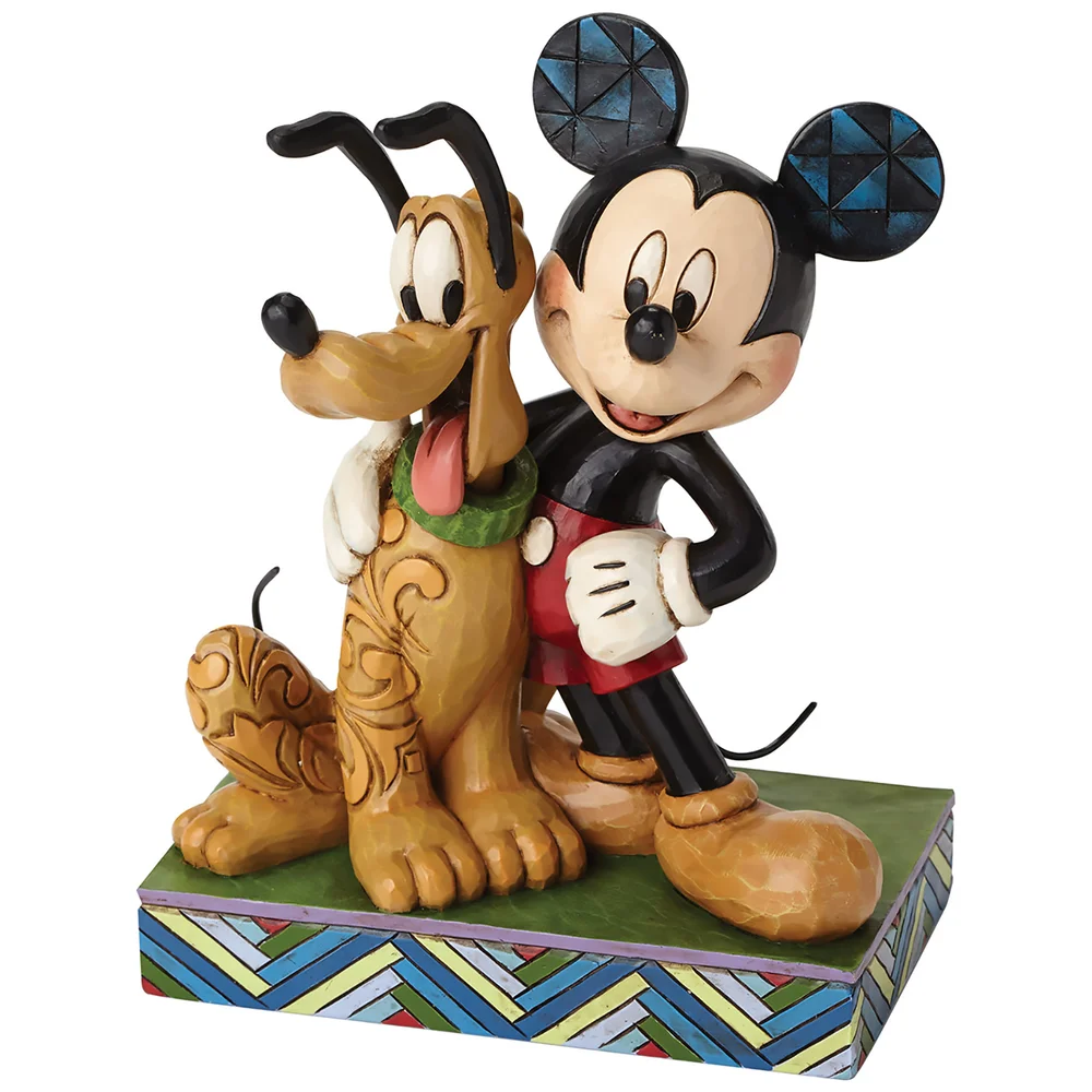 Disney Traditions Best Pals Mickey Mouse & Pluto Figurine Image 1