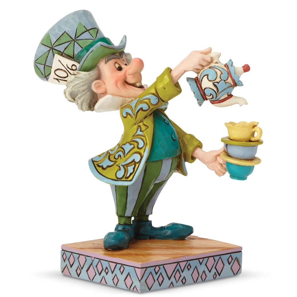 Disney Traditions 'A Spot Of Tea' Mad Hatter Figurine Image 1