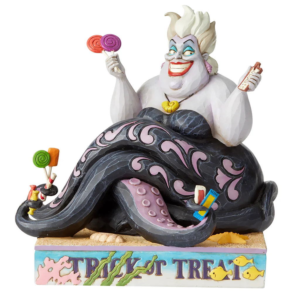 Disney Traditions The Little Mermaid Trick or Treat Ursula Figurine Image 1