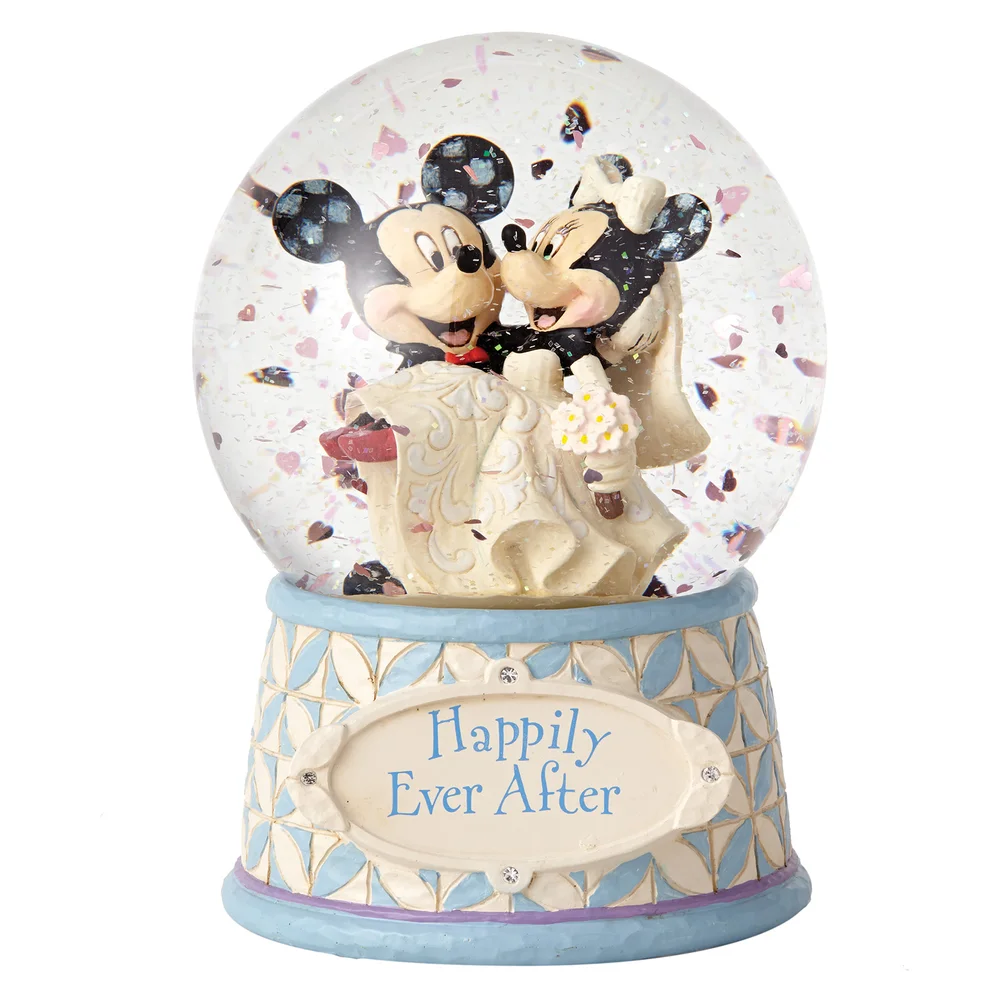 Disney Traditions Happily Ever After Mickey & Minnie Waterball Image 1