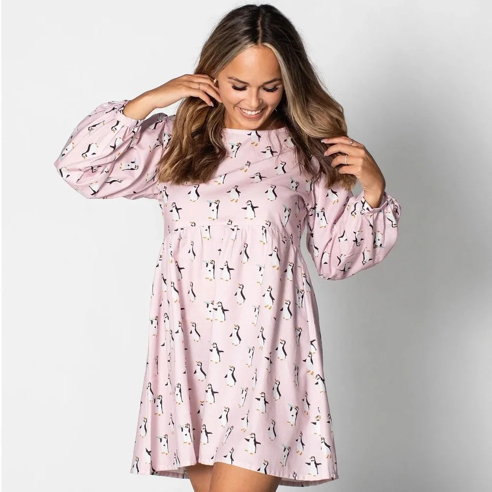 Cakeworthy Mary Poppins Penguin Long Sleeve Dress - S Image 1
