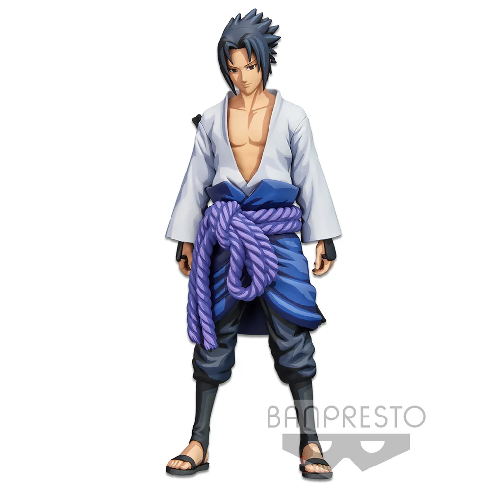 Banpresto Naruto Shippuden Grandista Uchiha Sasuke Manga Dimensions Statue Image 1