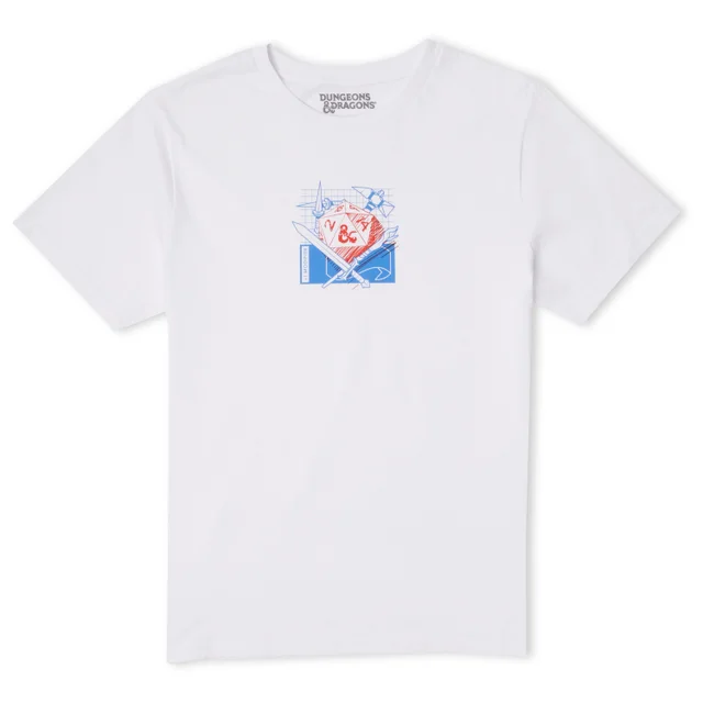 Dungeons & Dragons Players Handbook Unisex T-Shirt - White