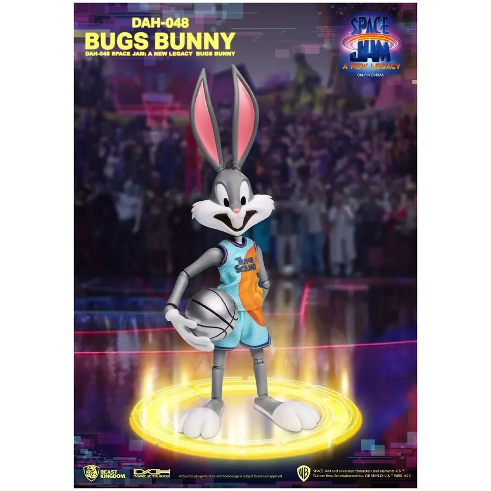 Beast Kingdom Space Jam: A New Legacy Dynamic 8ction Heroes Figure - Bugs Bunny Image 1