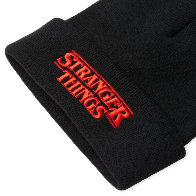 Stranger Things Logo Beanie -Black