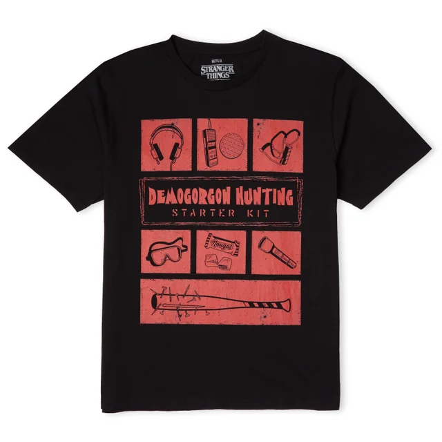Stranger Things Demogorgon Hunter Men's T-Shirt - Black