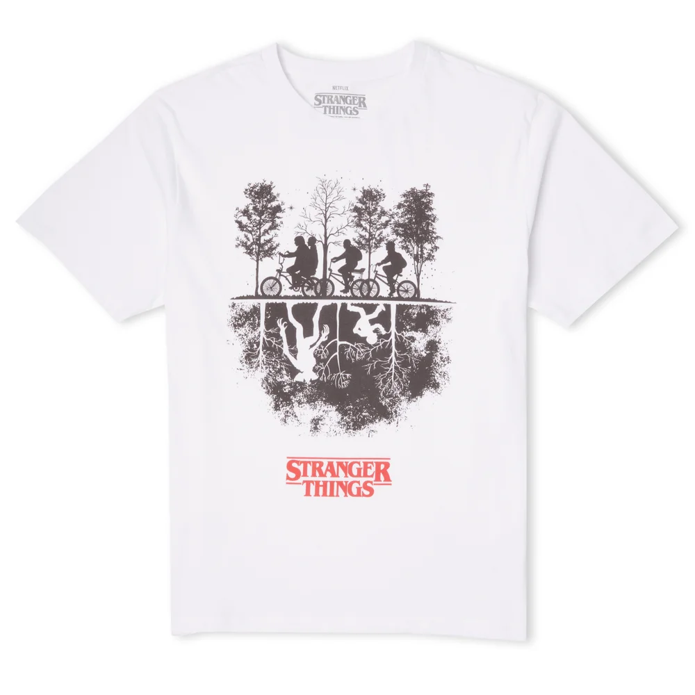 Stranger Things Upside Down Men's T-Shirt - White - S Image 1