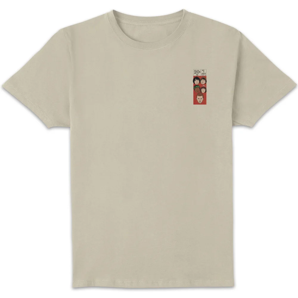 Stranger Things Comic Book Cover Unisex T-Shirt - White Vintage Wash - M Image 1