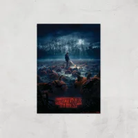 Stranger Things Pumpkin Patch Giclee Art Print