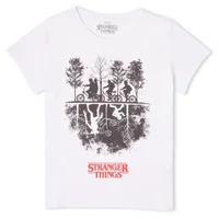 Stranger Things Upside Down Women's T-Shirt - White - undefined undefined