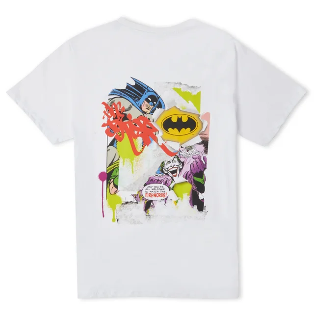 Batman Collage Unisex T-Shirt - White