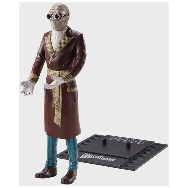 Noble Collection Universal Monsters The Invisible Man BendyFig 7.5 Inch Action Figure