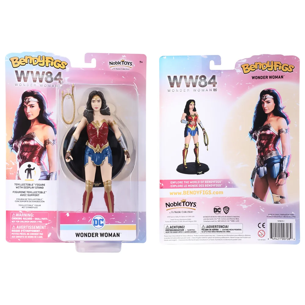 Noble Collection DC Universe Wonder Woman BendyFig 7.5 Inch Action Figure Image 1