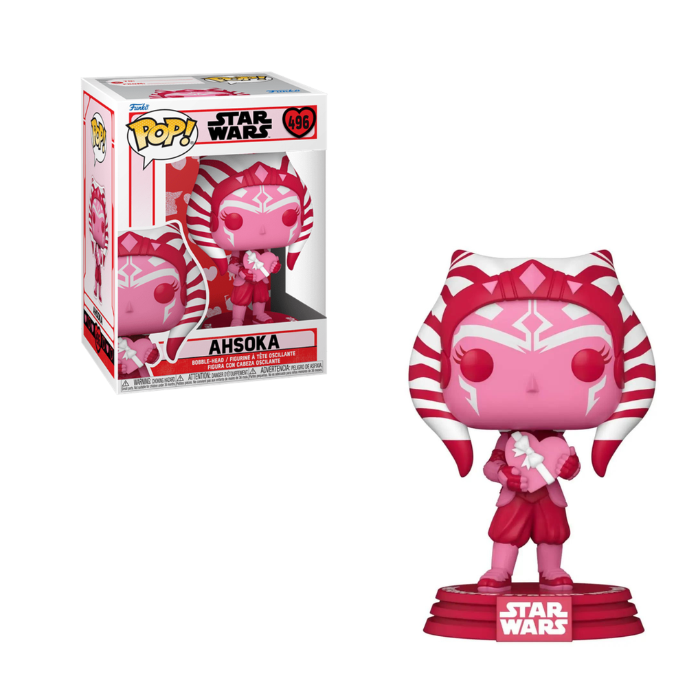 Star Wars Valentines Ahsoka Funko Pop! Vinyl Image 1