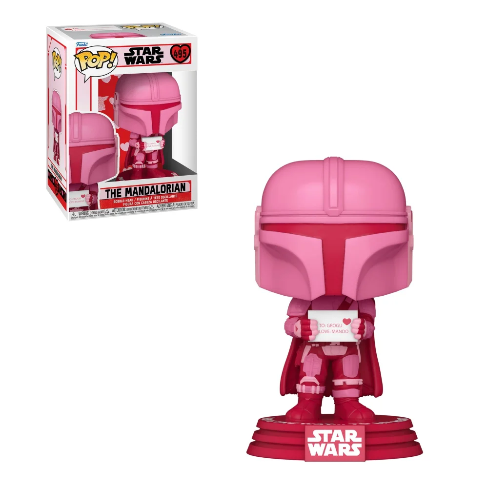 Star Wars Valentines The Mandalorian Funko Pop! Vinyl Image 1