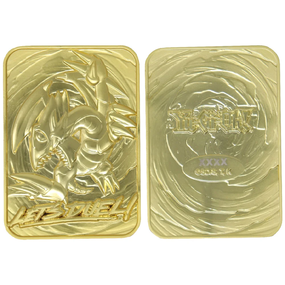 Fanattik: Yu-Gi-Oh! Limited Edition 24K Gold Plated Collectible - Blue Eyes Toon Dragon Image 1