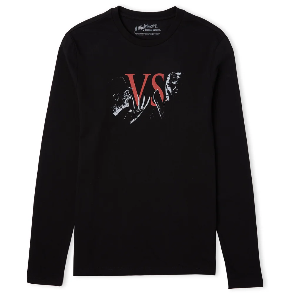 Freddy Vs. Jason Showdown Unisex Long Sleeve T-Shirt - Black - XS Image 1