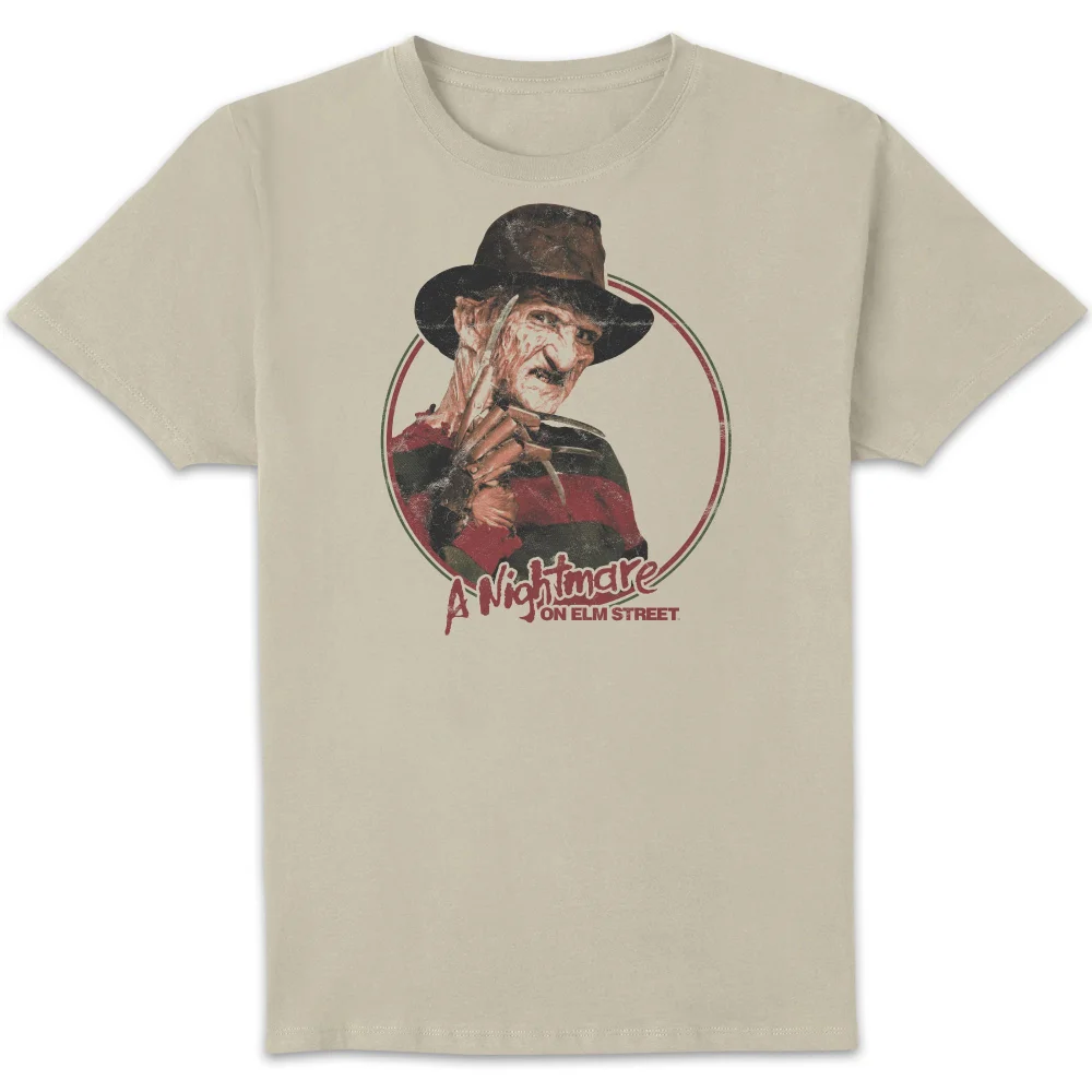 A Nightmare On Elm Street Freddy Vintage Unisex T-Shirt - Cream - S Image 1