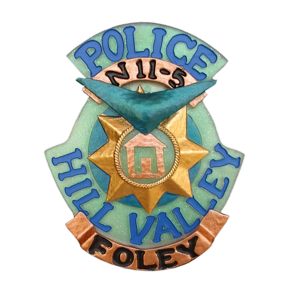 DUST! Back to the Future 2 Police Badge Limited Edition Prop Replica Image 1