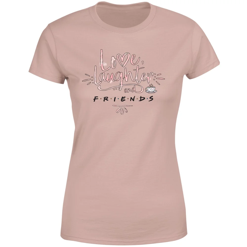Friends Love Laughter Women's T-Shirt - Dusty Pink - XL Image 1