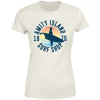 Jaws Amity Surf Shop Women's T-Shirt - Cream - undefined undefined