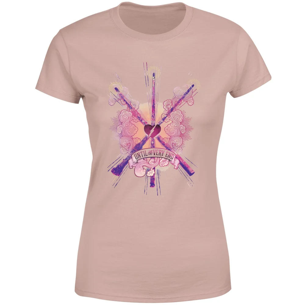 Harry Potter Until The Very End Women's T-Shirt - Dusty Pink - XL Image 1