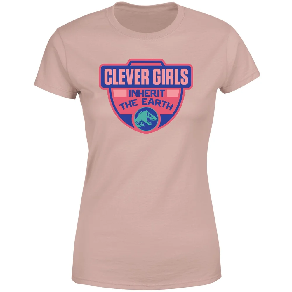 Jurassic Park Clever Girls Inherit The Earth Women's T-Shirt - Dusty Pink - XXL Image 1