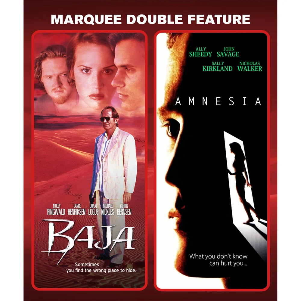 Marquee Double Feature: Baja / Amnesia (US Import) Image 1