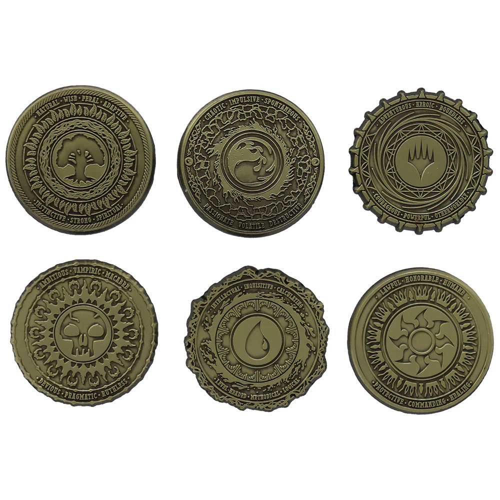 Magic the Gathering Limited edition set of 6 pins by Fanattik Image 1
