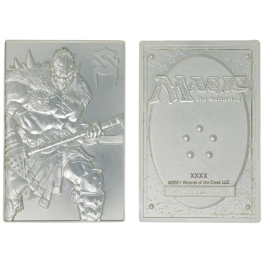 Magic the Gathering Limited edition Silver Plated Ingot featuring Garruk by Fanattik Image 1