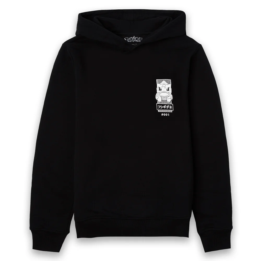 Pokémon Bulbasaur Manga Hoodie - Black - S Image 1