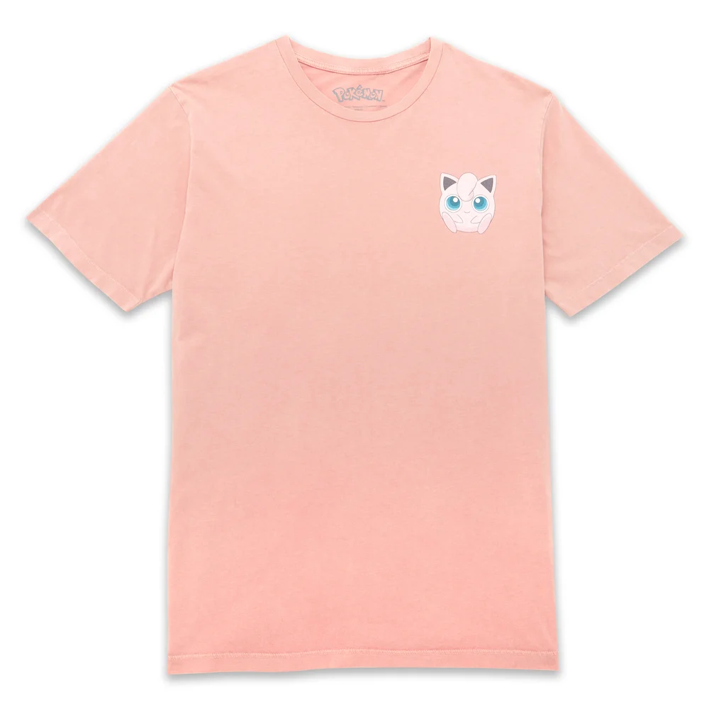 Pokémon Jigglypuff Unisex T-Shirt - Pink Acid Wash - M Image 1