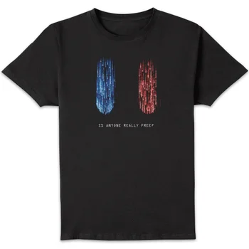 Matrix Red Pill Blue Pill Unisex T-Shirt - Black