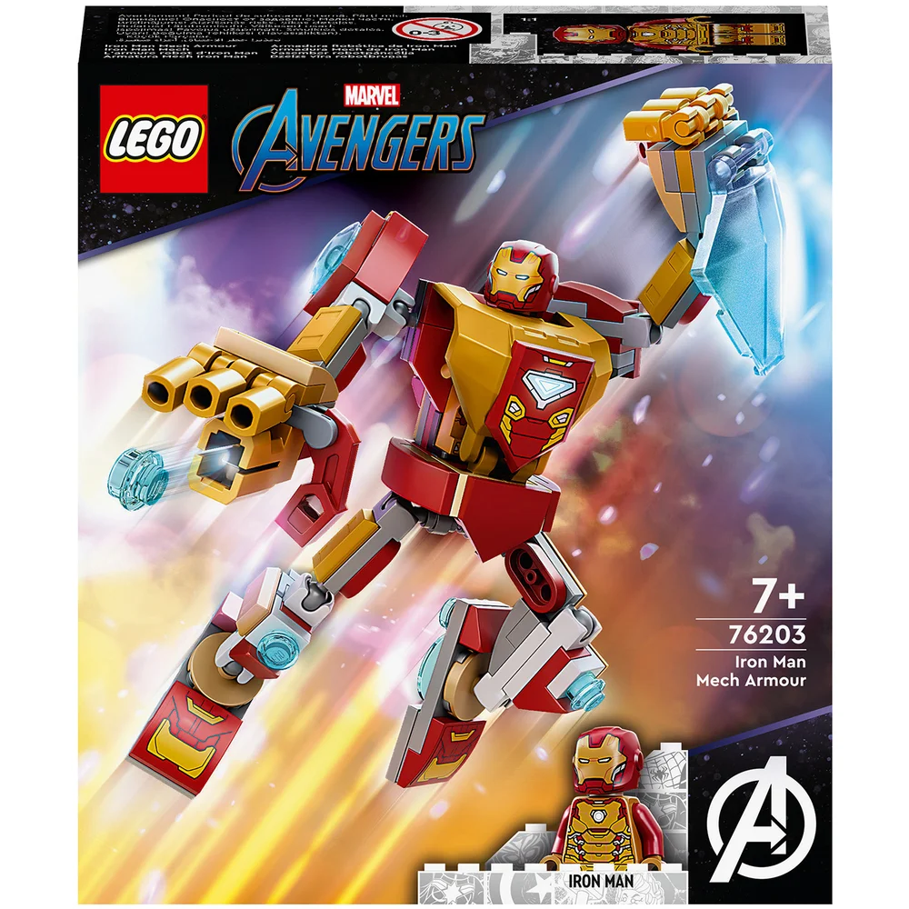 LEGO Marvel Iron Man Mech Armour Action Figure Set (76203) Image 1