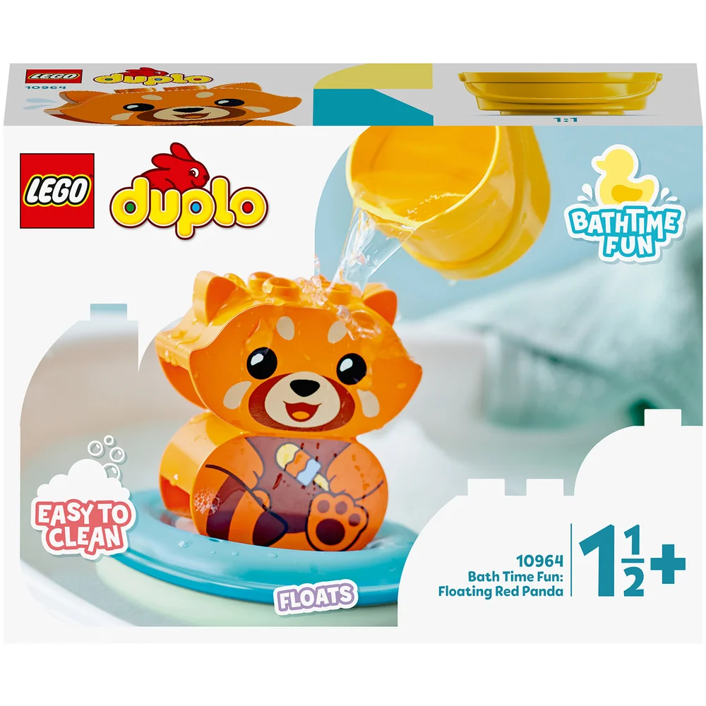 LEGO DUPLO: Bath Time Fun Floating Red Panda (10964) Image 1