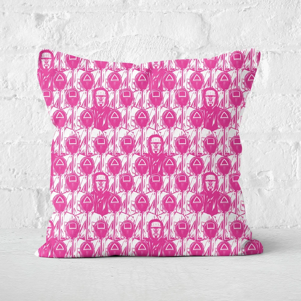 Squid Game Presenting The Games Square Cushion - 40x40cm - Soft Touch Image 1