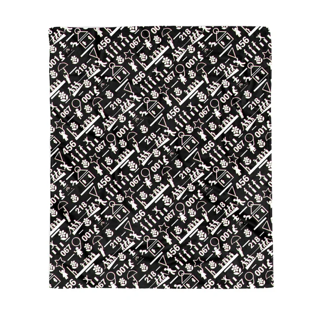 Squid Game Games Glitch Fleece Blanket