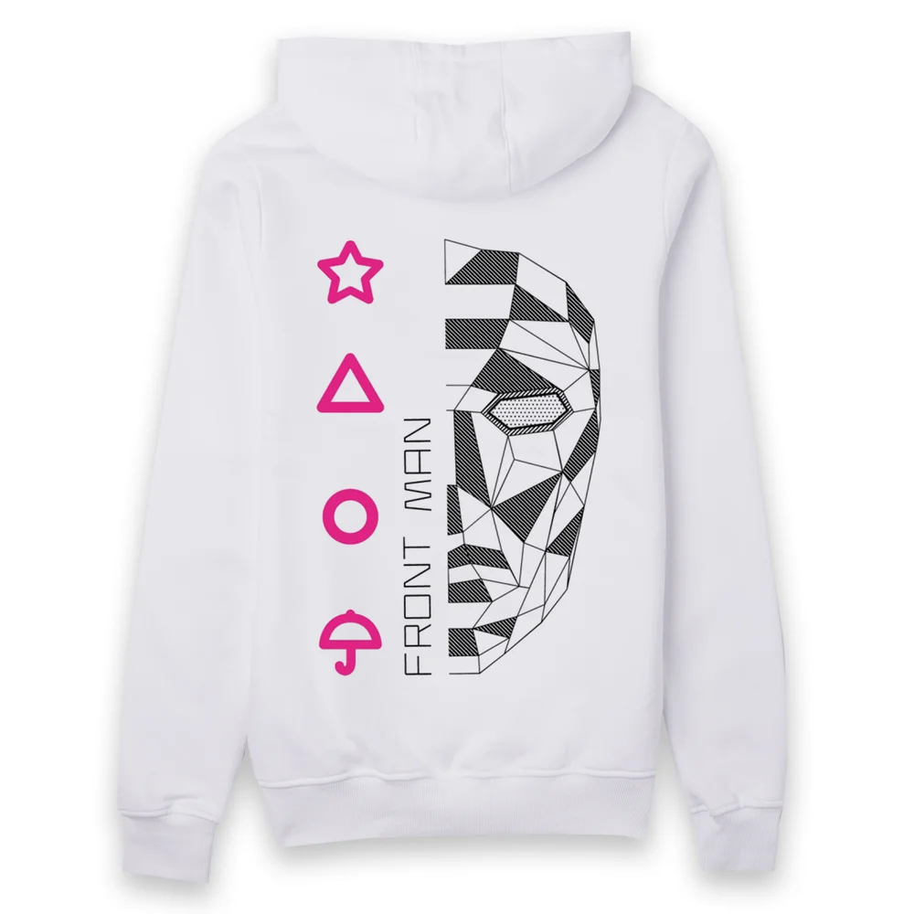 Squid Game Front Man Hoodie - White - S Image 1