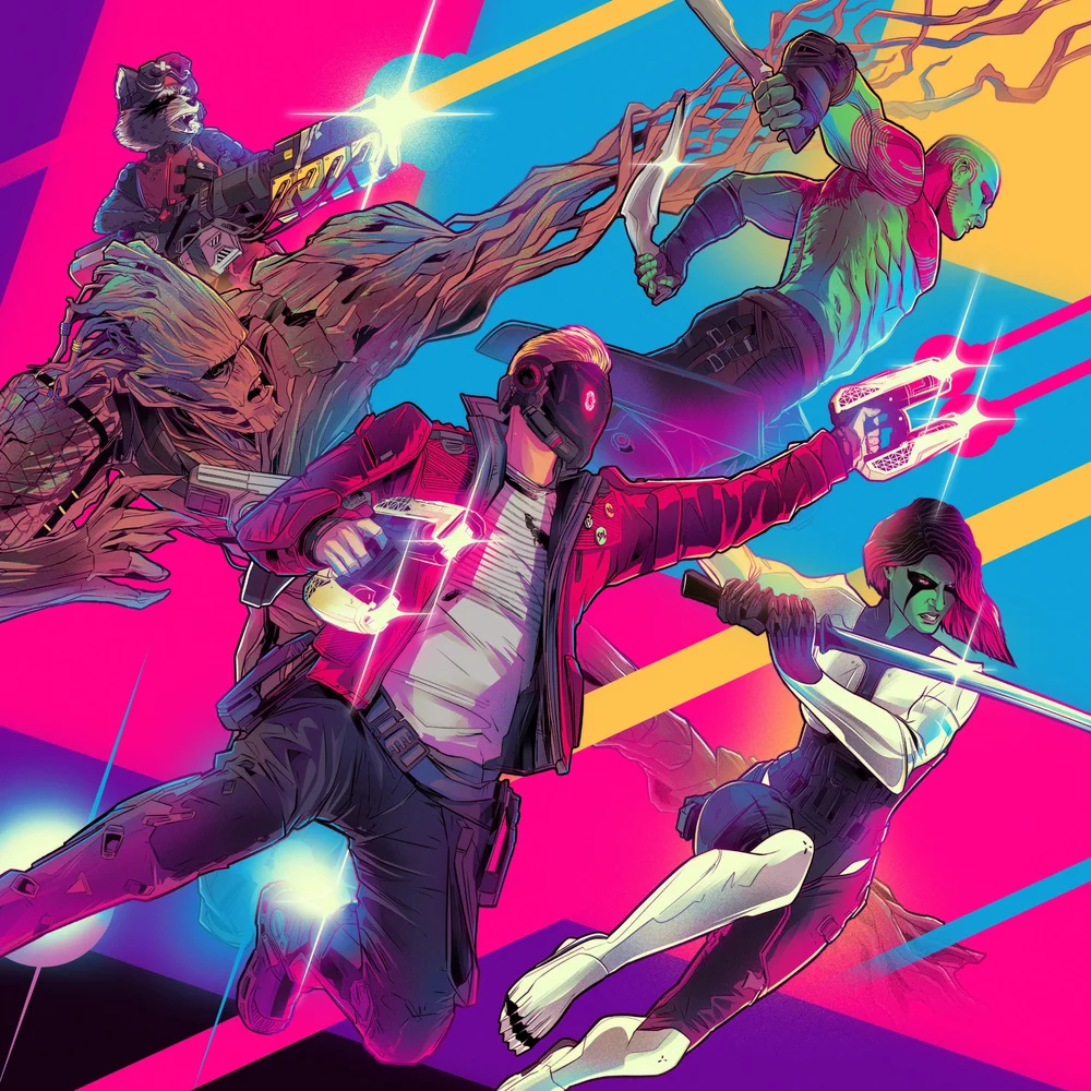 Mondo - Guardians of the Galaxy (Video Game Soundtrack) Vinyl 2LP Black Image 1