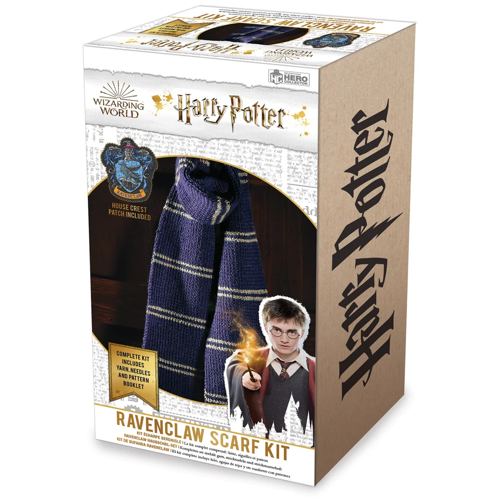 Harry Potter Ravenclaw House Scarf Knit Kit Image 1