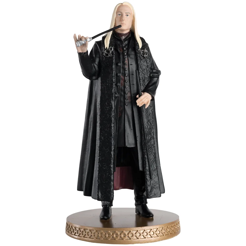 Eaglemoss Lucius Malfoy Figurine with Magazine Image 1