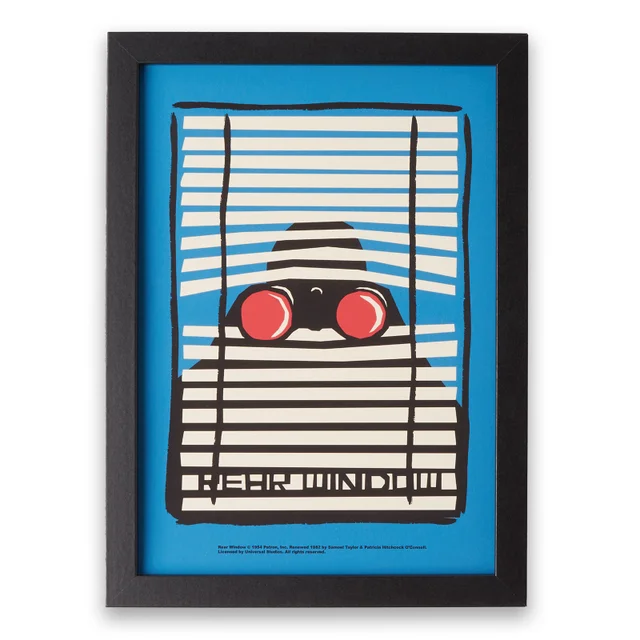 Hitchcock Rear Window Focused Giclee Art Print