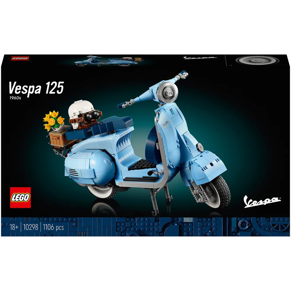 LEGO Creator Expert Vespa 125 Scooter Model Building Set for Adults (10298) Image 1