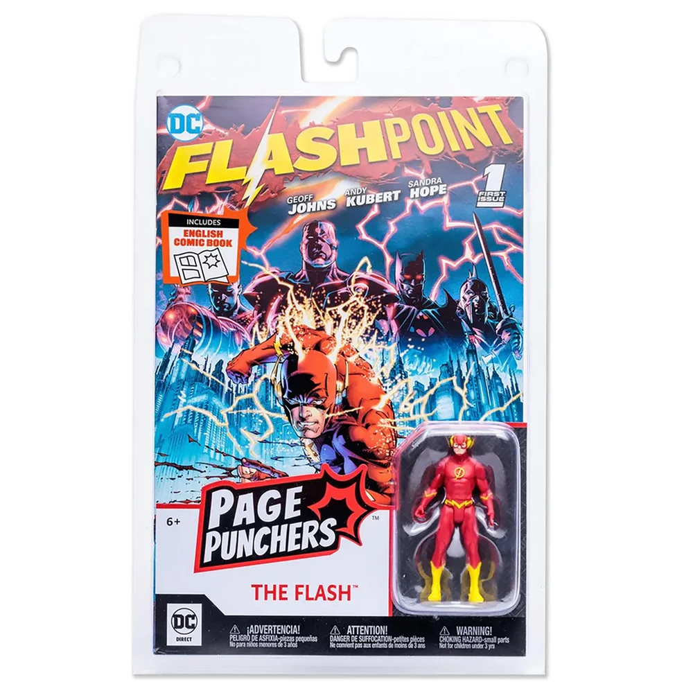 DC Direct: Page Punchers - Flashpoint Comic and Flash 3 Inch Action Figure Image 1