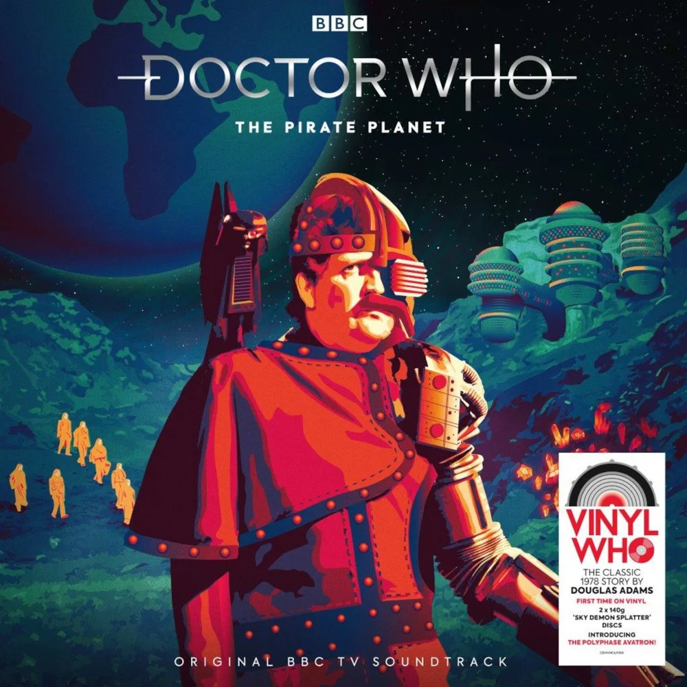 Doctor Who - The Pirate Planet (Sky Demon Splatter Vinyl) Vinyl 2LP Image 1