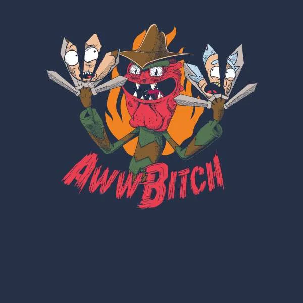 Rick and Morty Scary Terry Hoodie - Navy