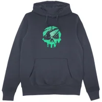 Sea Of Thieves 2nd Anniversary Skull Unisex Hoodie - Navy - undefined undefined